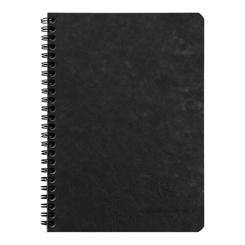 Age Bag Spiral Notebook A5 Lined Black