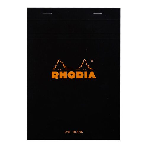 Rhodia Bloc Pad No. 16 A5 Blank Black