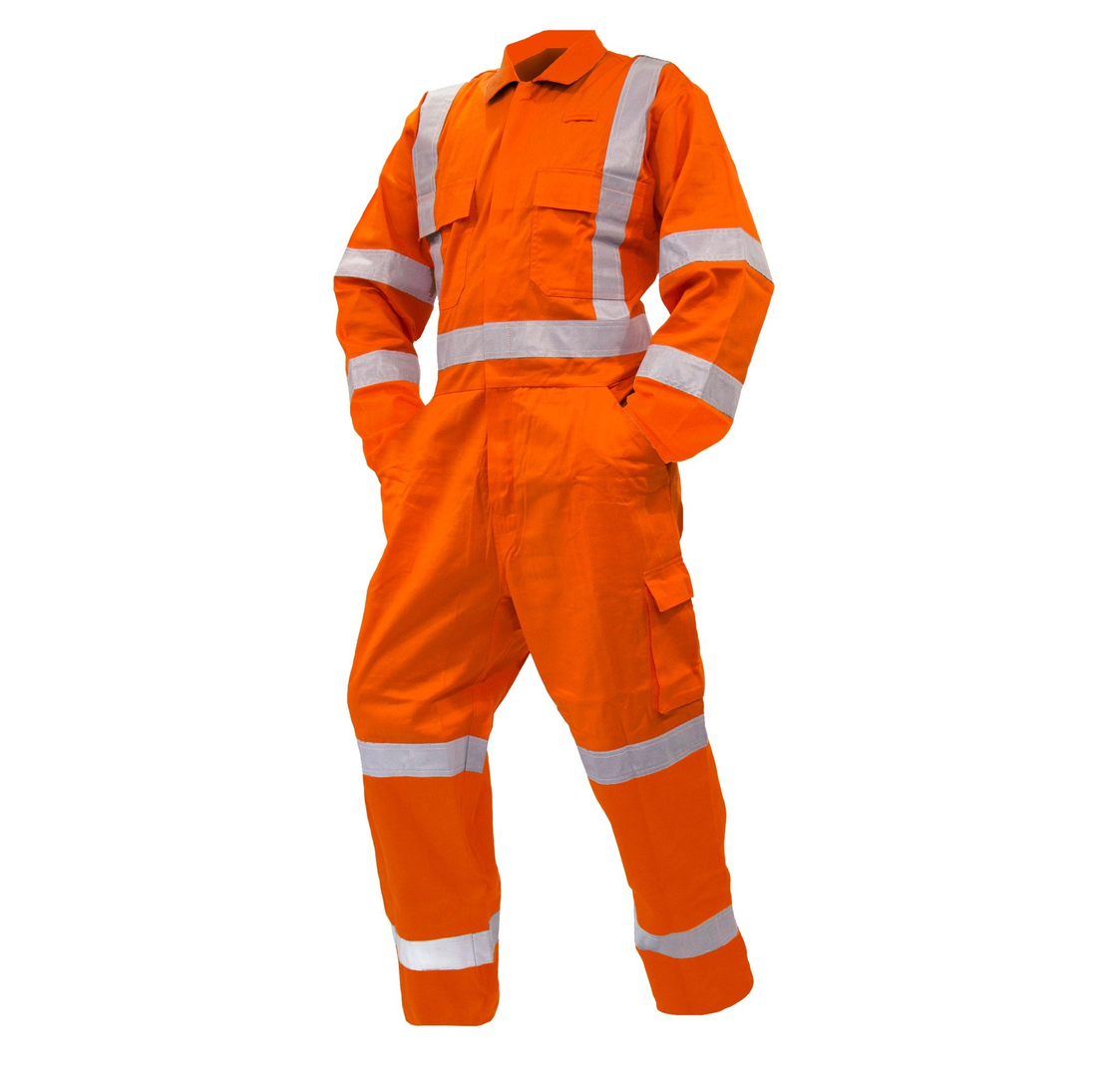 Overall Ls, 200Gsm Cotton Ripstop, Orange, Ttmc-W-Size 7