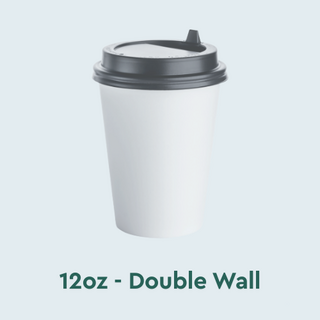 12oz Double Wall Coffee Cups NZ
