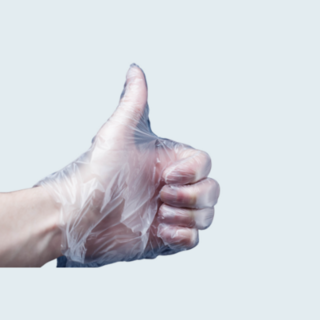 Clear Elastic Gloves NZ | Disposable Food Service Gloves