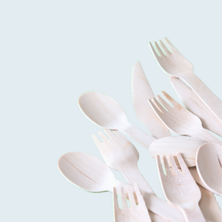 Compostable sugarcane cutlery
