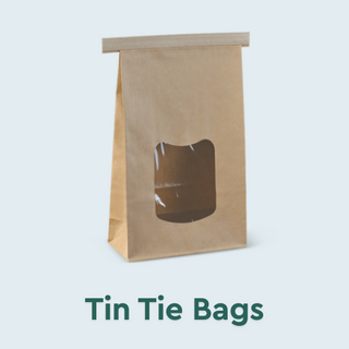 Tin Tie Paper Bags with Windows NZ | Insinc