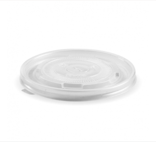 BioBowl PP Lid (To fit 12-32oz) Clear - BioPak