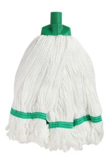 Edco Microfibre Round Mop GREEN, Each - Edco