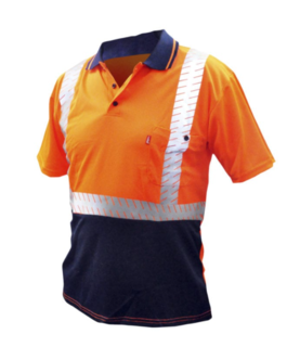 Good2Glow™ Hi-Vis Polo Shirt, Reflective, Size M - Esko