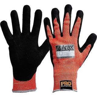 ARAX® Platinum PU/Nitrile Foam Dip on Red 13G Liner, Size 9 - Paramount