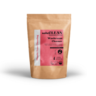 Bathroom / Washroom Cleaner Soluble Sachets Pack 2 (1 Sachet = 750ml) - soluCLEAN