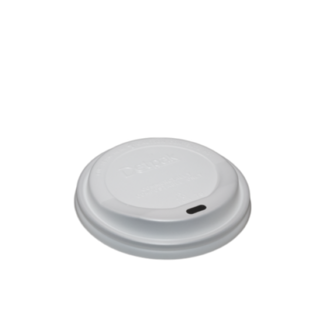 LID 12oz16oz PLA White Fits: 89mm cup   - Detpak