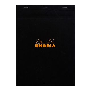 Rhodia Bloc Pad No. 18 A4 Grid Black