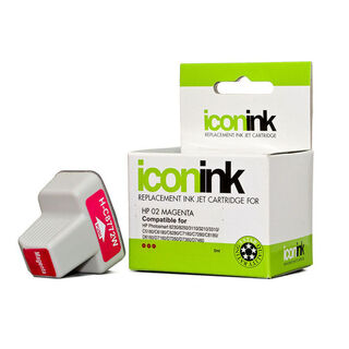 Icon Remanufactured HP 02 Magenta Ink Cartridge (C8772WA)