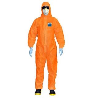 Disp Coveralls Barrier-Tec 1001, Orange Sms-Size M
