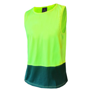 Singlet, Yellow/Green-Size 2Xl