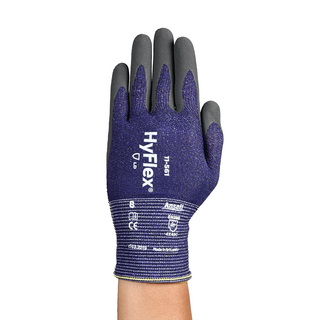 Ansell Hyflex 11-561 Nitrile-Coated Cut Resistant Gloves – Lightweight and Durable - XS