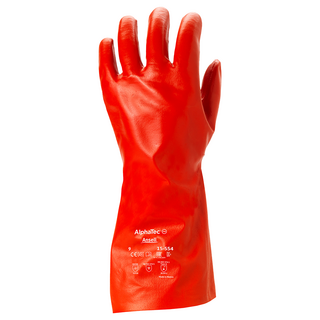 Ansell AlphaTec 15-554 PVA Chemical Gloves – Superior Chemical Protection - XL