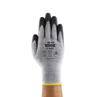 Ansell Edge 48-701 PU-Coated Work Gloves – Cut and Abrasion Resistance for Dry Environments - L