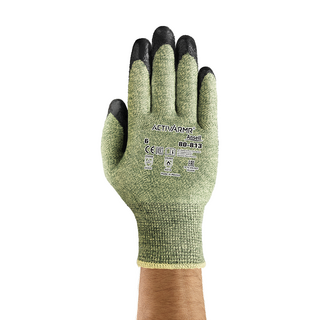 Ansell ActivArmr 80-813 Neoprene-Coated Electrical and Cut-Resistant Gloves – Arc-Flash and Flash-Flame Protection - L