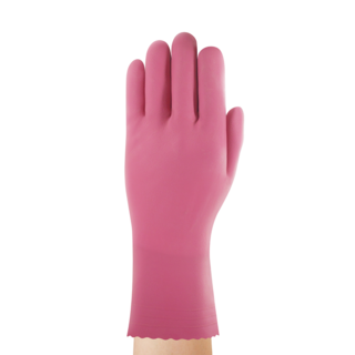 Ansell AlphaTec 87-352 Latex Chemical Gloves – Ideal for Households and Light Duties - 8