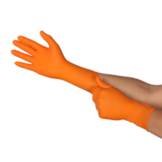 Ansell TouchNTuff 93-800 Powder-free Nitrile Disposable Gloves – 15 Minute Acetone Resistance - M
