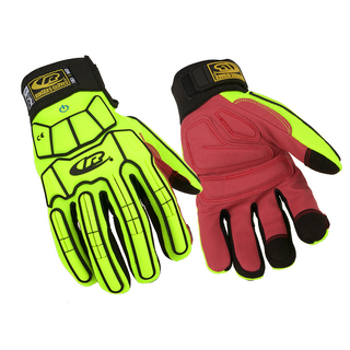 Ansell Ringers R-161 Impact Protection Gloves – Spandex Liner with Synthetic Leather Grip - 4XL