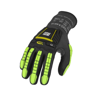 Ansell Ringers R-840 Nitrile-Coated Impact Protection Gloves – Low Profile, Strong Grip - L