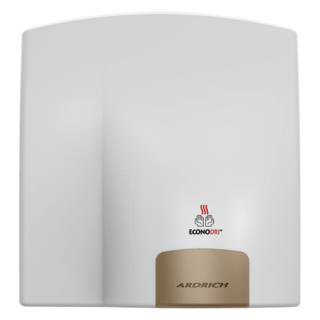 Hand Dryer EconoDri White with Grey Trim - Ardrich